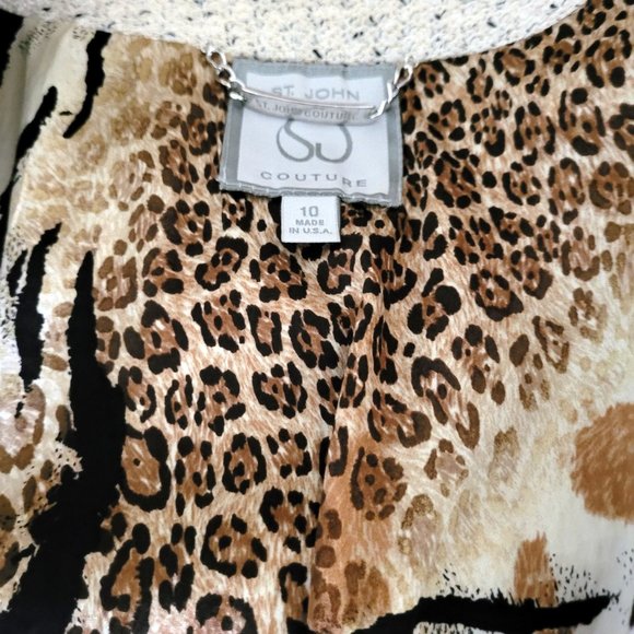 St. John COUTURE Skirt Suit Embellished - Picture 3 of 9